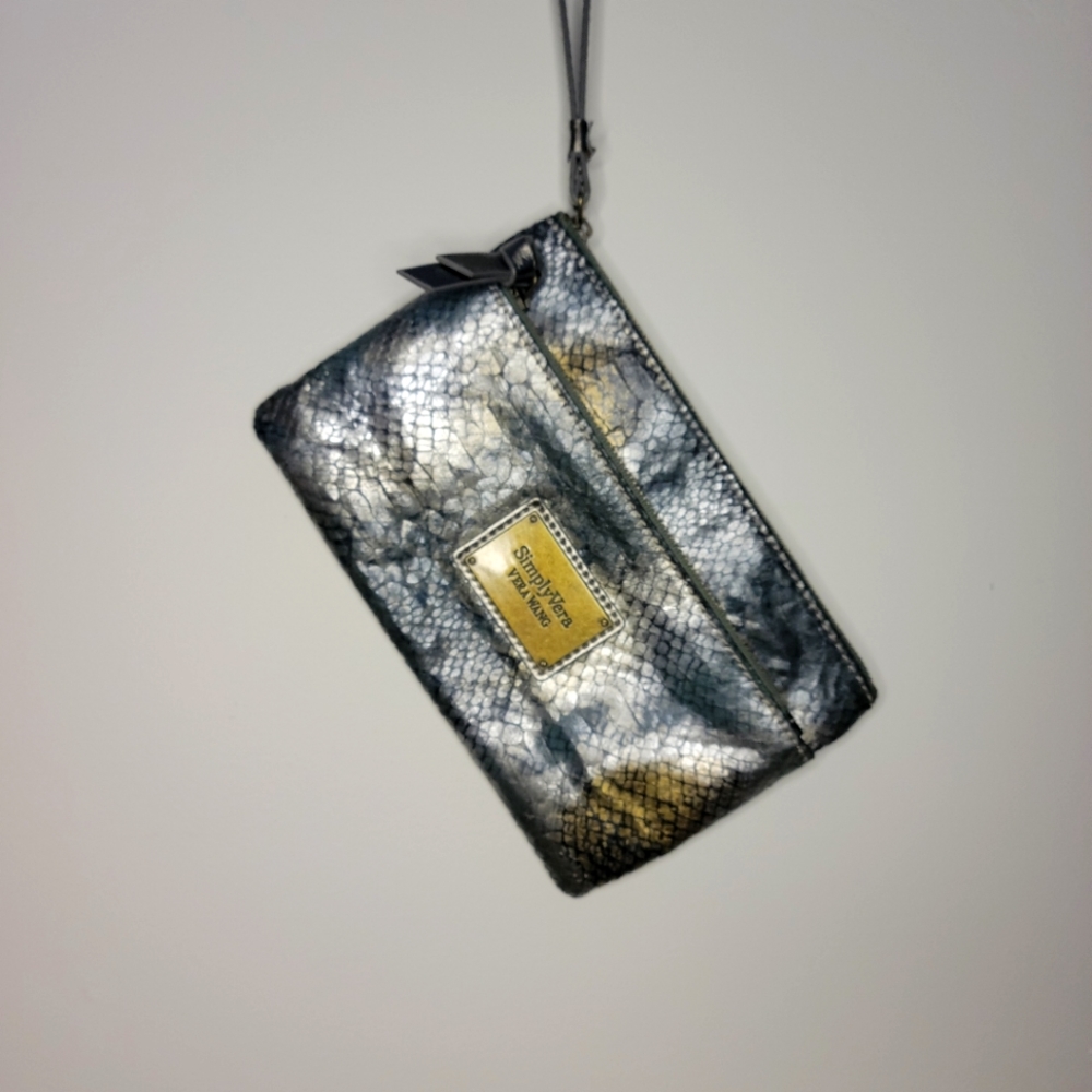 Simply Vera by Vera Wang Snake print wristlet